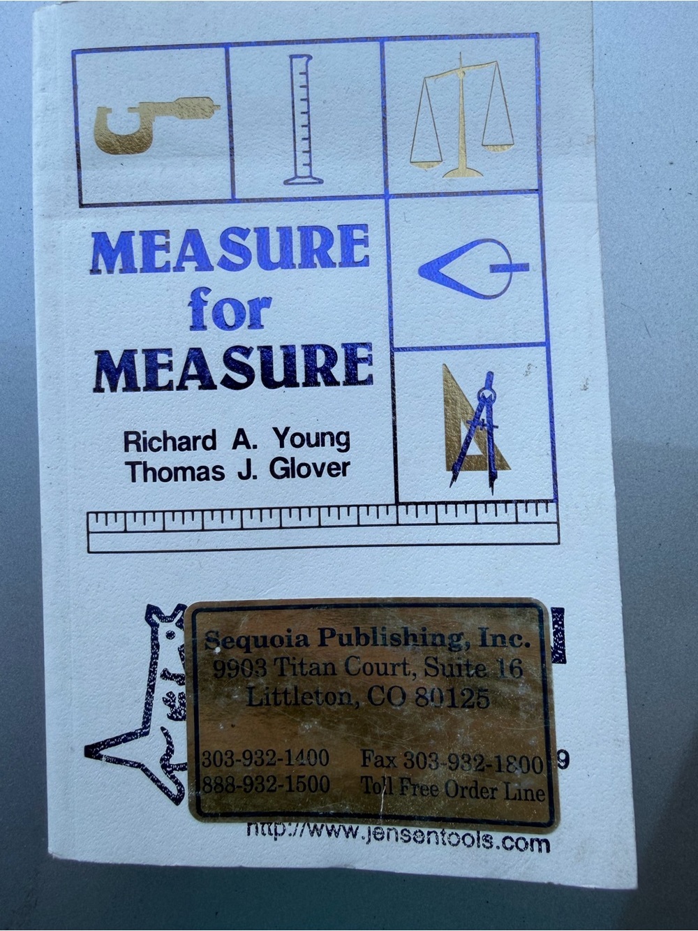 Measure for Measure Book - White